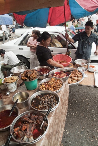 Diversidad de platos para comer