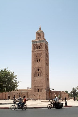 El imponente Alminar de Koutoubia