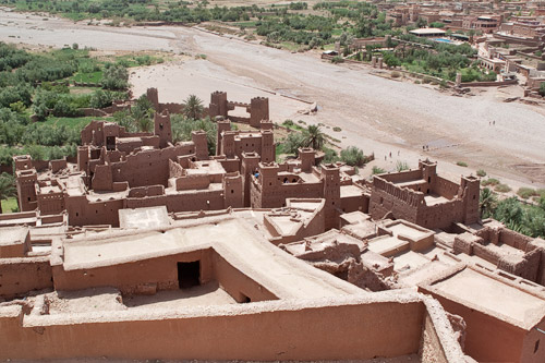 Vistas desde lo alto de la kasbah