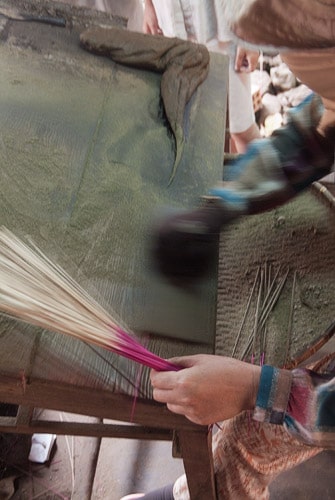 Fabricación manual de varitas de incienso