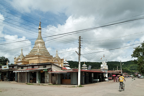 La pagoda dorada Aung Chang Tha Zedi
