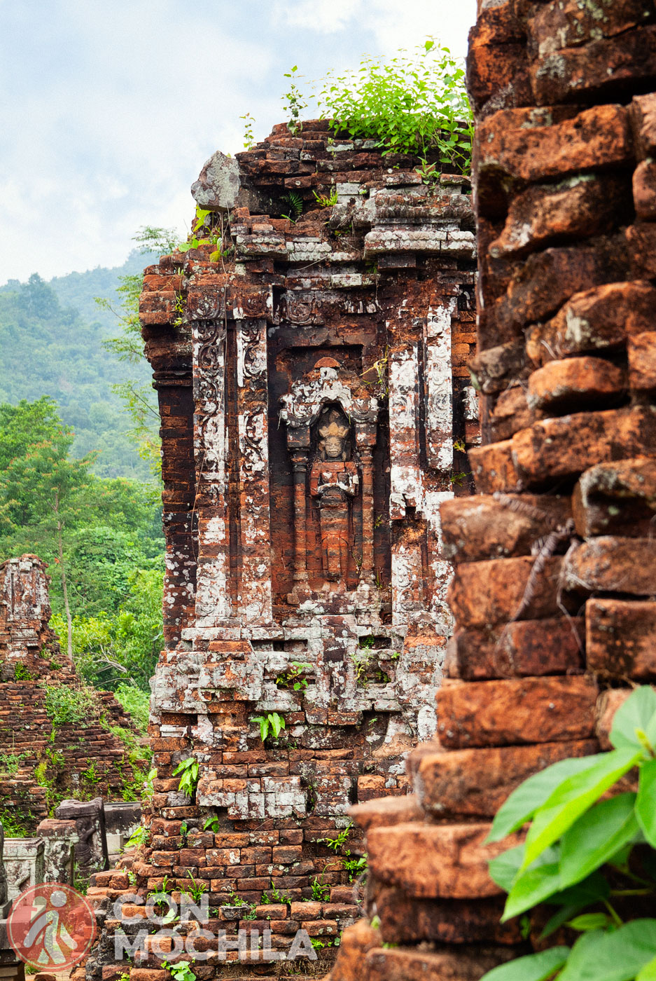 Detalle de las ruinas