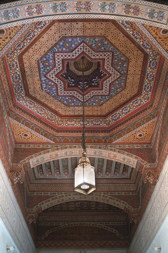 Otro espectacular techo perfectamente ornamentado