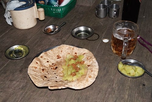 Comida para reponer fuerzas