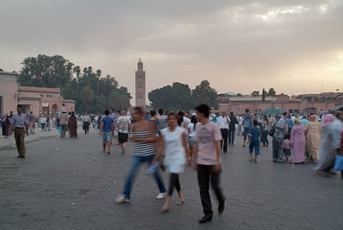 Otra vez la plaza de Djemaa el-Fna