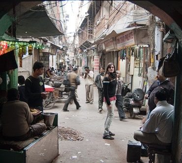 Dejando atrás Old Delhi