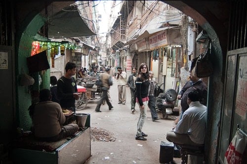 Dejando atrás Old Delhi