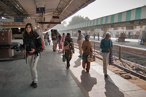 Llegamos a la estación de trenes de Bikaner