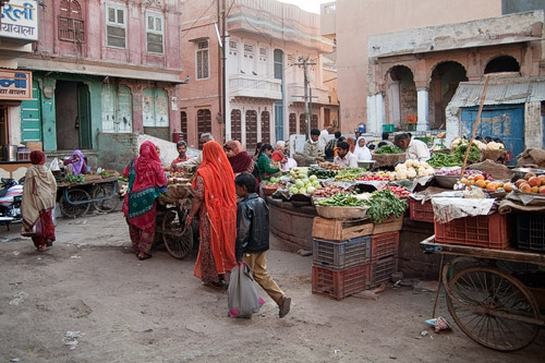 Mercado de las especias de Bikaner