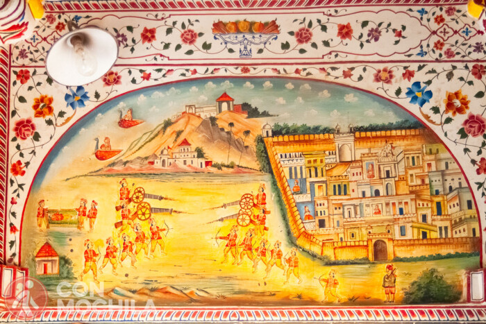 Pintura en el templo