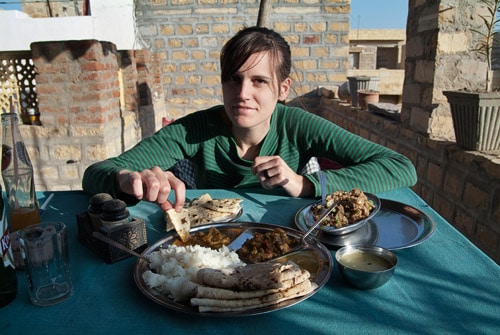 Delicioso thali el de la guesthouse