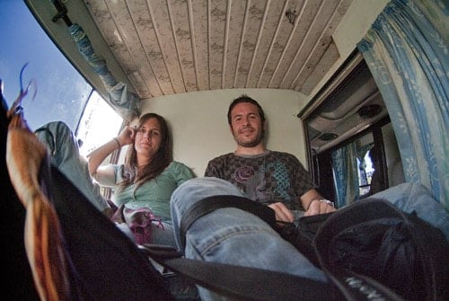Sleeper bus por allá