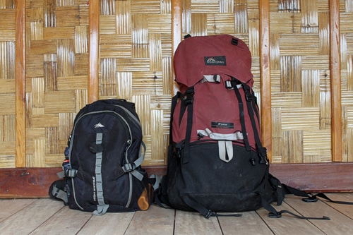 Mochila clásica con mochila de día