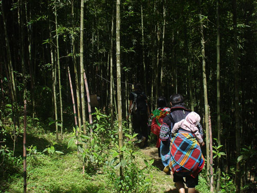 Senderismo con las mujeres Hmong