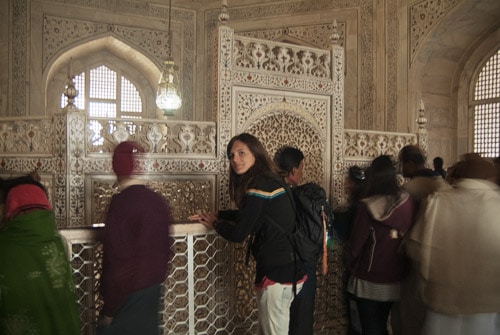 Interior del mausoleo