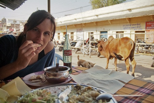 Siempre con la deliciosa comida (y con las vacas)