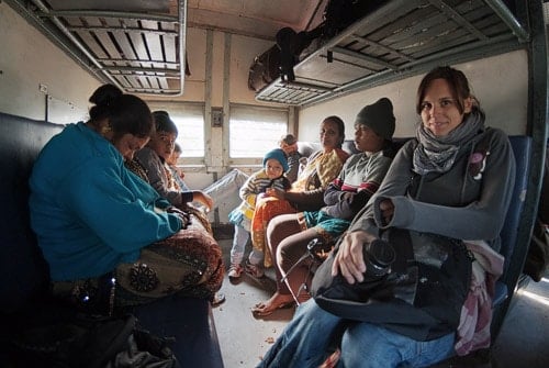 Toda la comitiva del vagón de tren