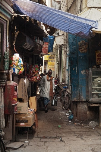 Interior de la calle Ganga Mahal