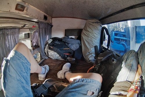 Interior de una cabina