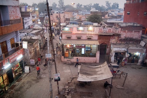 Panorámica del barrio musulmán de Agra