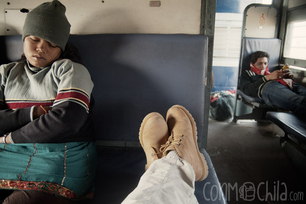 Cada uno a su rollo en el tren