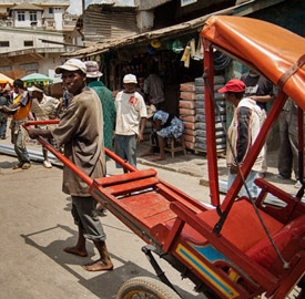 Pousse pousse Madagascar