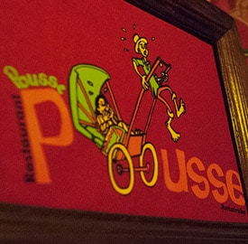 Pousse-pousse restaurant en Antsirabe