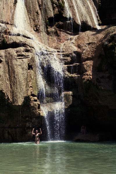Otra vista de la cascada