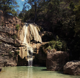 La cascada Anosiampela