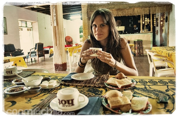 El desayuno en el hotel de Miandrivazo