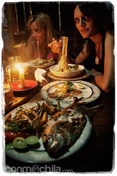 Deliciosa cena en L'Oasis