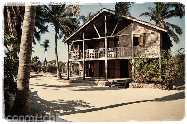 Nuestra casita de madera en la playa