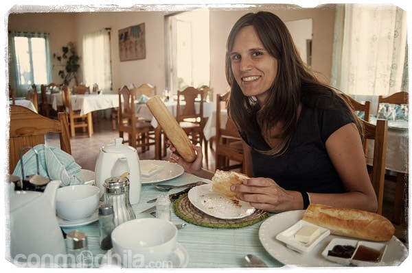 Pedazo desayuno que nos dimos