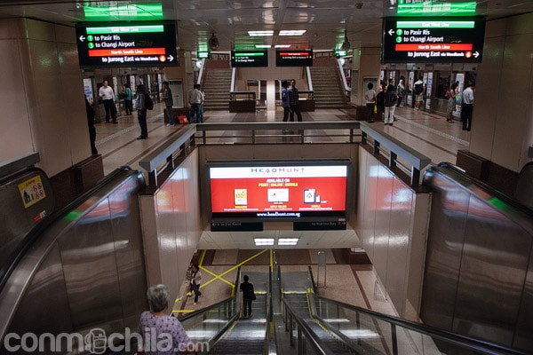 Como moverse por Singapur en metro