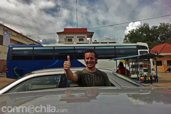 Ya tenemos taxi hasta Siem Reap