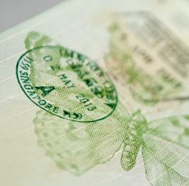 Visado para viajar a Singapur