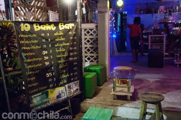 La tabla de precios