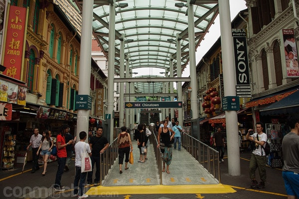 La parada de metro de Chinatown