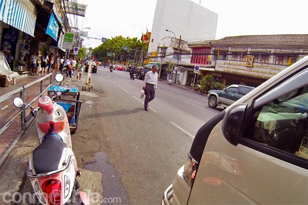 Parada cerca de Khaosan