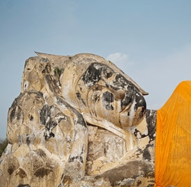 Wat Lokayasutharam en Ayutthaya
