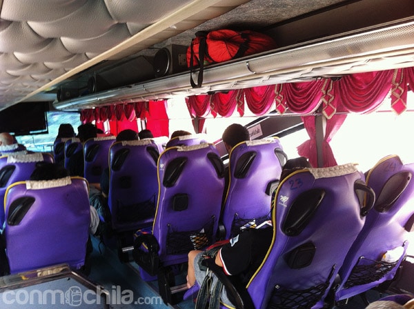 Asientos del bus