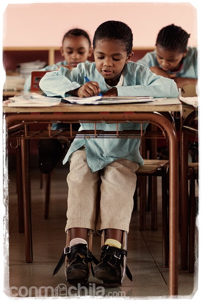 Los niños en clase