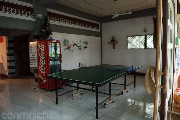Para jugar al ping-pong
