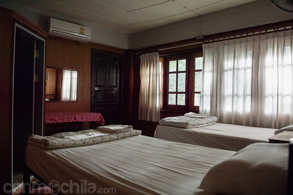 Interior de una de las habitaciones