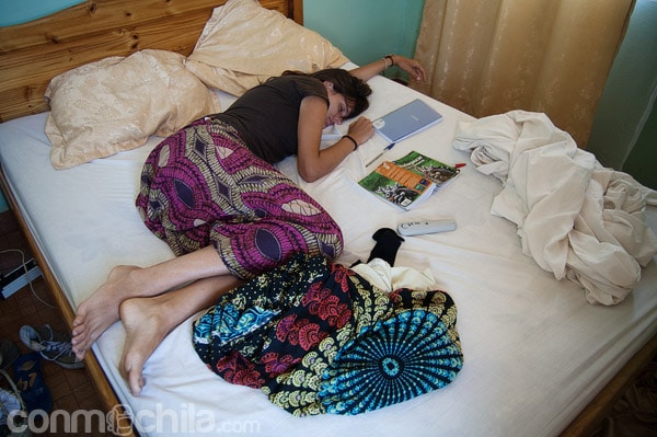Cama cómoda como podéis observar...