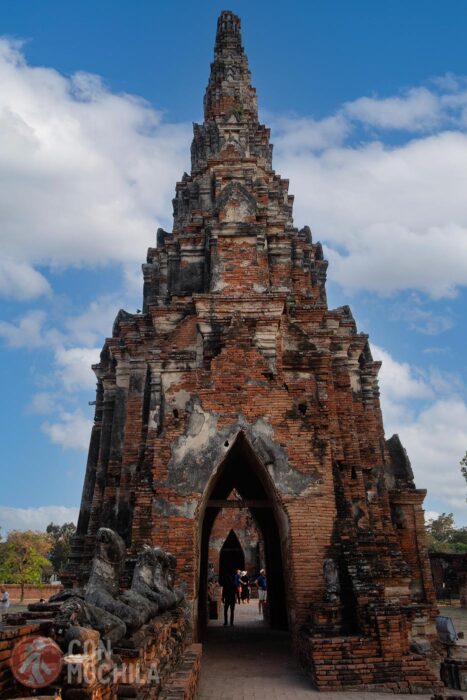 Detalle de una de las pagodas