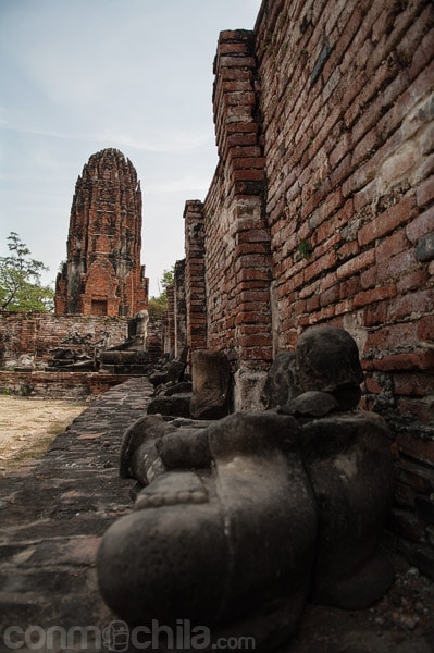 La galería con las imágenes de buda decapitadas