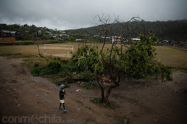 El campo de fútbol