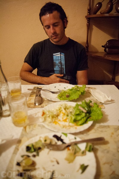 Estado en el que te quedas después de comer...