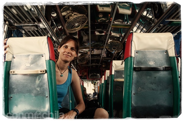 En el autobús rumbo a nuestro nuevo destino